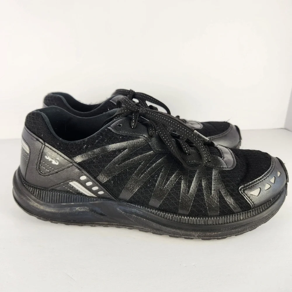SAS Mission Women's Comfy Lace-up Tennis Shoes Black Size 8.5D